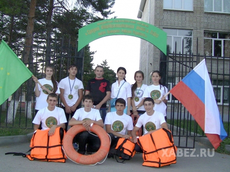 Хабезские школьники принимают участие во всероссийских соревнованиях "Юный спасатель"
