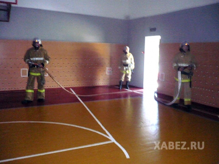 В районе прошли прошли тренировочные пожарно-тактические учения