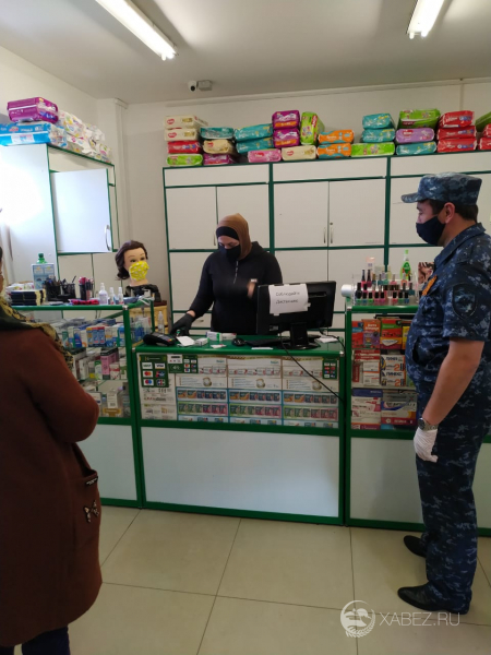 В Хабезском районе продолжается проверка на соблюдения санитарного режима в предприятиях (организациях).