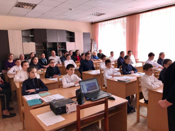 13 апреля в МБОУ «СОШ а.Хабез имени Арашукова Р.Р.» был проведён открытый урок
